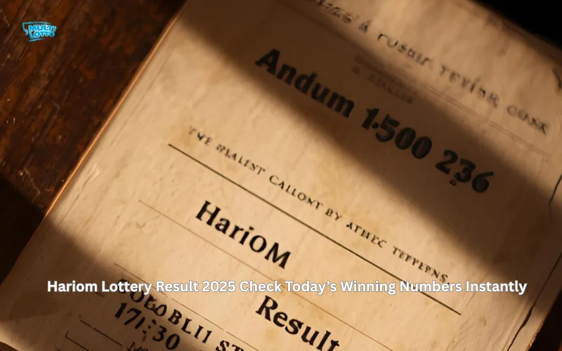 hariom lottery result